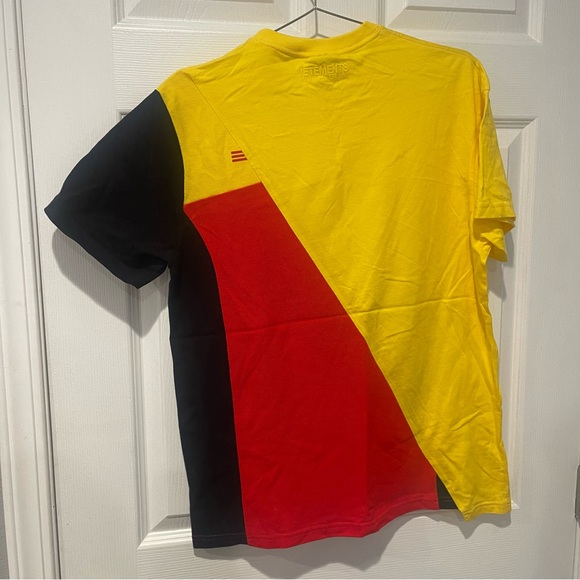 Vetements x DHL SS18 Reconstructed Oversized Tee Yellow Red XS - Picture 3 of 5